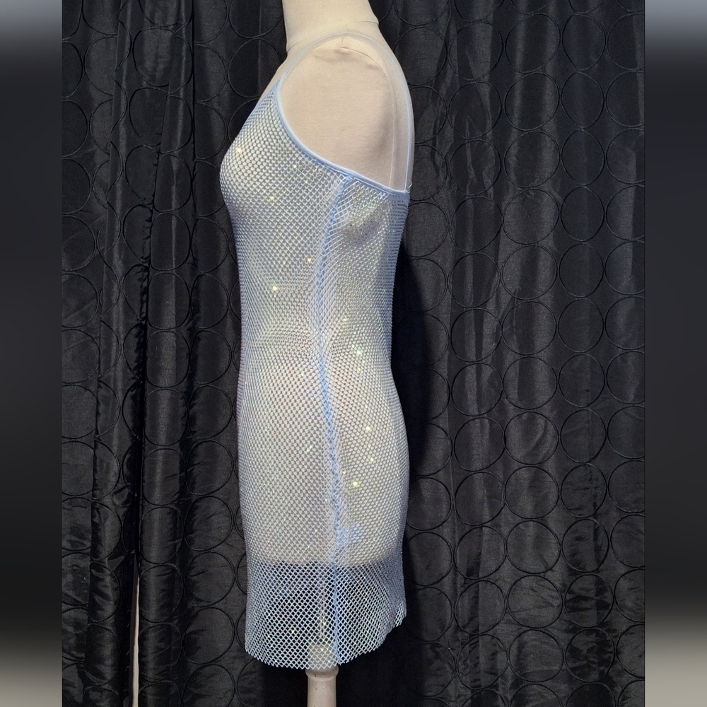 Sparkly Rhinestone Mesh Dress - Picture 2 of 6